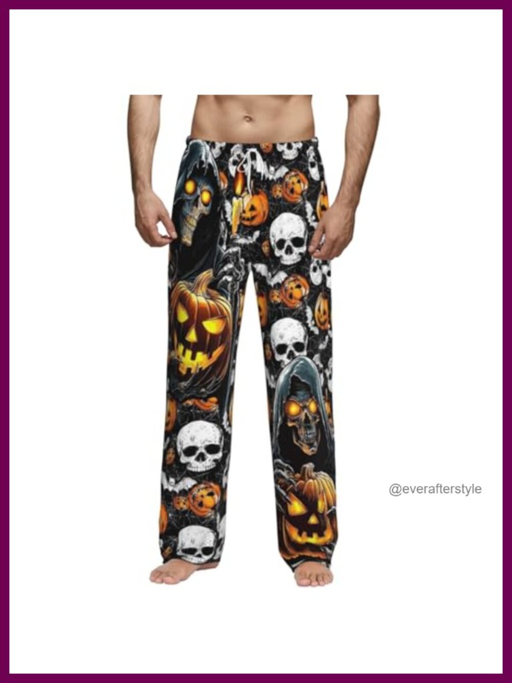Men's Soft Lightweight Pajama Pants Lounge Sleep Bottoms with Pockets Drawstring